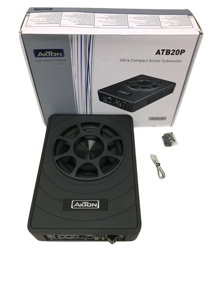 Axton ATB20P 8 Zoll Untersitz-Aktivsubwoofer - Schwarz