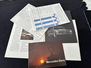 1968 1969 Mercedes Euro Delivery Brochure 280 S SE SEL 300SEL 280SL 600 Catalog - Picture 1 of 13