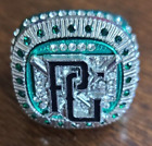 Perfect Game About Size 11 Green Championship Ring Non-Precious Metal and Stones
