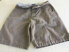 Dockers Dark Khaki Mens Shorts W34 Y2k Vintage Style Inseam 10 Inch Beige Tan