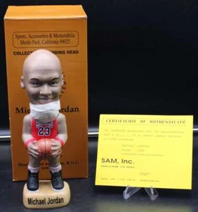 Michael Jordan 1994 Upper Deck SAM Bobblehead Bulls Red Jersey Box/COA ZJ17155 - Picture 1 of 6