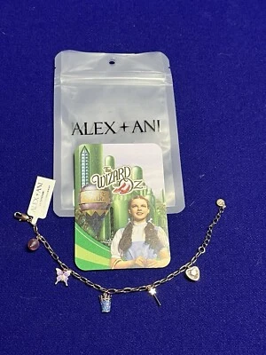 Pulsera Alex and Ani MAGO DE OZ Buena Bruja Dije Oro Rosa Nueva Foto 1 de 4