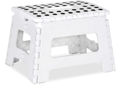 Kitchen Ladder Stool Portable One Step Folding Small For Cabinets Home Plastic - Image 1 of 4