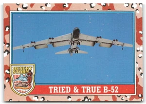 Tarjeta militar Topps Desert Storm Victory Series 2 #134 1991 probada y verdadera B-52 - Imagen 1 de 2