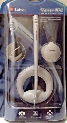 Labtec Verse-504 Desk Microphone For PC Voice Access - Image 1 of 4