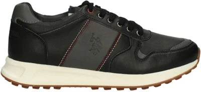 Scarpe US Polo Assn Novak001 Action Leather BLK-DGR01 - Imagen 1 de 3