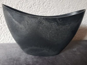 Pflanzschale Schiff Grau/Anthrazit Kunststoff Blumenschale Deko 28,5x11,5x17,5cm - Bild 1 von 5