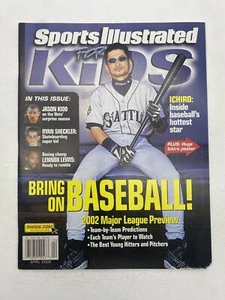 2002 Sports Illustrated For Kids April Ichiro Newsstand High Grade With Cards - Picture 1 of 5