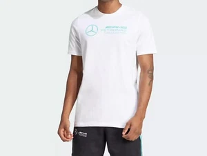 Adidas Men's Mercedes AMG Petronas Formula One Team DNA Graphic Tee JV5456 - Picture 1 of 2