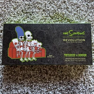 MAKEUP REVOLUTION X The Simpsons Treehouse of Horror Face Palette Spooktacular - Picture 1 of 3