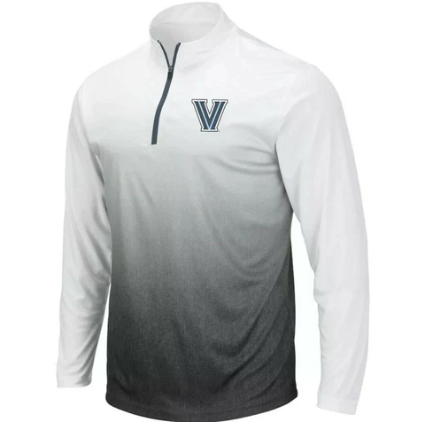 Villanova Wildcats Colosseum Magic Team Logo 1/4 Zip Pullover Men's 3XL NWT Cover