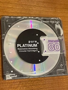 80 minute. Pure Platinum Minidisc. Platinum.  rare*** - Picture 1 of 5
