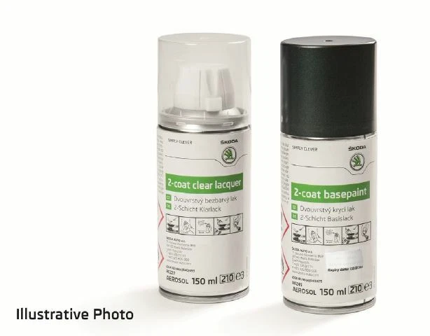 Original Skoda Lackspray Set Black Magic Perl. Farbcode 1Z1Z VW Lacknummer F9R - Bild 1 von 1