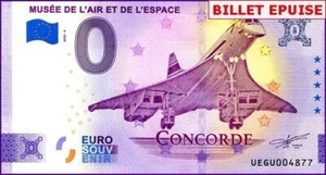 MUSEE DE L'AIR ET DE L'ESPACE / BILLET 0 € / NULL EURO-SCHEIN / UEGU 2023-4 - Picture 1 of 1