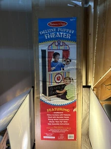Melissa and Doug Deluxe Puppet Theater - Sturdy Wooden Construction - Picture 1 of 7