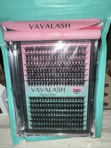 VAVALASH Lash Clusters 40D+50D Bond & Sealer Included DIY LASH EXTENSION KIT - Picture 1 of 2