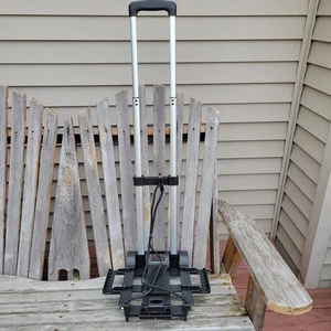 NUEVO Carro de mano plegable carro caja abierta 2 ruedas plegable viaje ¡cosas de mudanza! - Imagen 1 de 9