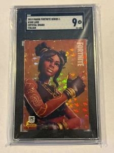 2019 Panini Fortnite Series 1 Italy Luxe #300 Crystal Shard SGC 9 - Picture 1 of 2