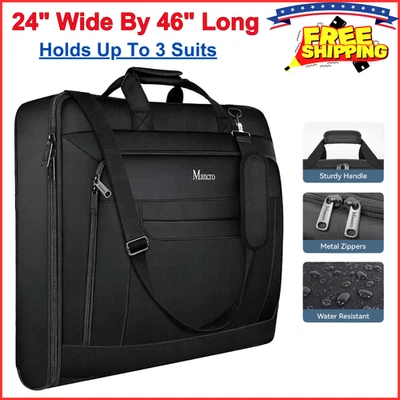 Garment Bags For Travel Carry On Garment Bag For Business Trips w Shoulder Strap - Image 1 of 4