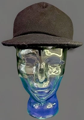 Gorra de lana LL Bean negra de colección talla Orejeras plegables ocultas M exterior Italia raras Foto 1 de 4