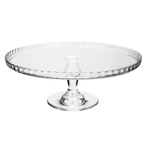 Buffetaufsatz Klarglas 32 cm ohne Glocke - Pasabache - Dolci Hotel - Bild 1 von 3