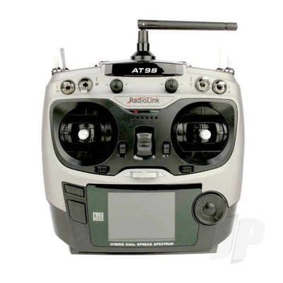 RadioLink AT9S 2.4GHz 10-Channel Transmitter with Receiver (Silver) - Image 1 of 4