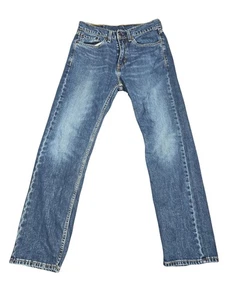Levis 505 Jeans Herren 29x30 Blau Stretch Denim Straight Leg Medium Wash Wasserlos - Bild 1 von 8