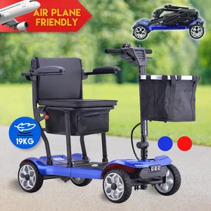 NEW 19KG Electric Mobility Scooter Airplane OK Foldable w/ Lithium Battery - Picture 1 of 29