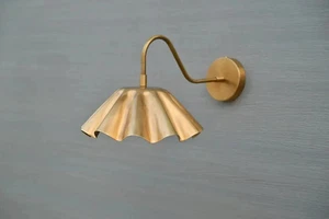 Handcrafted brass wall Lamp Timeless elegance for your home decor Lights Sconce - Picture 1 of 6