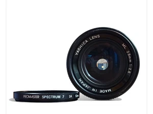 [ Mint ] Yashica ML 28mm F2.8 Manual Focus Prime Lens C/Y Mount From JAPAN - Picture 1 of 1