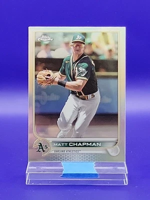 Matt Chapman 2022 Topps Chrome Sonic Refractor SP 🔥 Athletics - Image 1 of 2