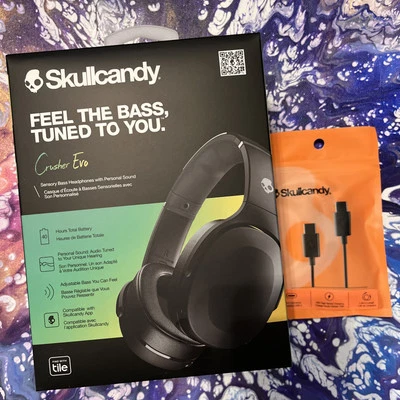 Skullcandy Crusher Evo Sensory Bass Personal Sound Wireless Headphones Sealed - Image 1 of 2