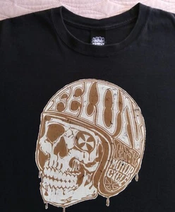 Camiseta Felon Para Hombre 2XL XXL Negra Calavera GFY Motocicleta Peso Pesado EE. UU. - Imagen 1 de 8