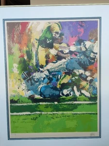 Wayland Moore Lithograph Artist Proof "Football" Print Art Signed - Picture 1 of 6