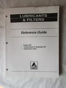 AGCO Tractor Lubricants Transmission Hydraulic Oil Filter Reference Guide Manual - Picture 1 of 12
