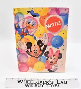 MATTEL Vorschule & Säuglingsspielzeug 1991 Spielzeugmesse Mitarbeiter Händler Katalog DISNEY - Bild 1 von 3