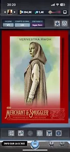 Star Wars Card Trade Merchant & Smuggler Base Red LOT x2 Jawa & Vernestra Rwoh - Picture 1 of 2