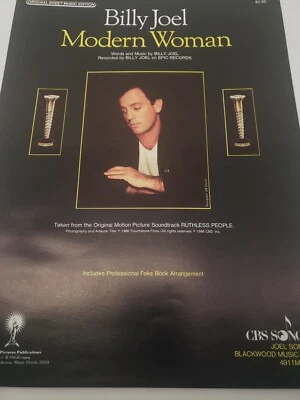 Billy Joel - Modern Women Sheet Music 1986 - Image 1 of 4