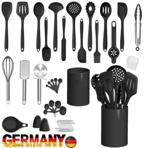 Silikon Geschirrset Küche | Küchenutensilien 43-tlg Küchenhelfer Set mit Spatel` - Bild 1 von 14