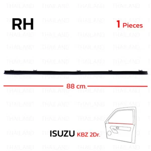 For Isuzu KBZ KB LUV 1980 - 88 Right Inner Front Door Weatherstrip Window Belt - Picture 1 of 9