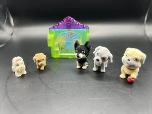 Puppy In My Pocket Flocked Animals Figures Toy Bind Bag Lot of 5 - Picture 1 of 9
