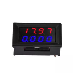 DC 500V 10A Voltmeter Amperemeter blau rot LED Dual Digital Volt Amp Messgerät Messgerät - Bild 1 von 12