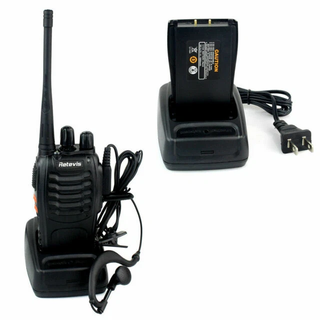 Retevis H777 Two Way Walkie Talkie Radio - Black