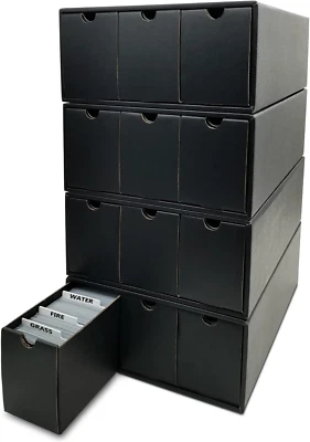 Trading Cardboard Card Storage Box - with 12 600-Count & 50 Card Dividers, Colle - Image 1 of 4