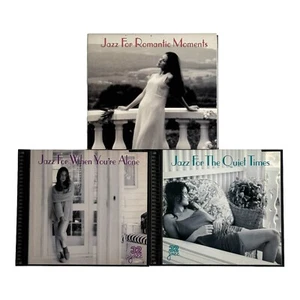 Jazz For Romantic Moments Jazz For When You're Alone Jazz For Quiet Times CD SET - Imagen 1 de 3