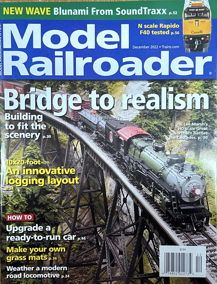Model Railroader Magazine July 2021 Building a Realistic Layout