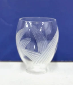 Quorum 2.25" Fitter Crystal Cut Wingtip Clear & Frosted Fan Glass Shade NEW 2686 - Picture 1 of 9