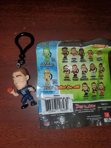 NFL Teenymates 2023 Big Shot Ballers Minifigs Series 3 Mac Jones key chain Cover