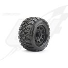 Fr- Jetko Extreme Tyre Mt King Cobra Arrma Granit Black Rims (2) - Jk2802cbarm