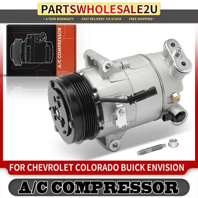 Compresor de aire acondicionado con embrague para Chevrolet Equinox 2016-2020 GMC Canyon 2017-2022 Foto 1 de 4